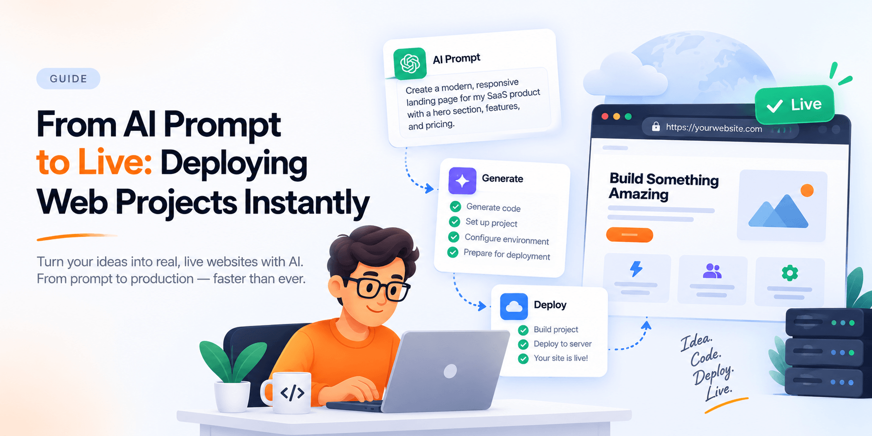 From AI Prompt to Live: Deploying Web Projects Instantly 1 From AI Prompt to Live Deploying Web Projects Instantly