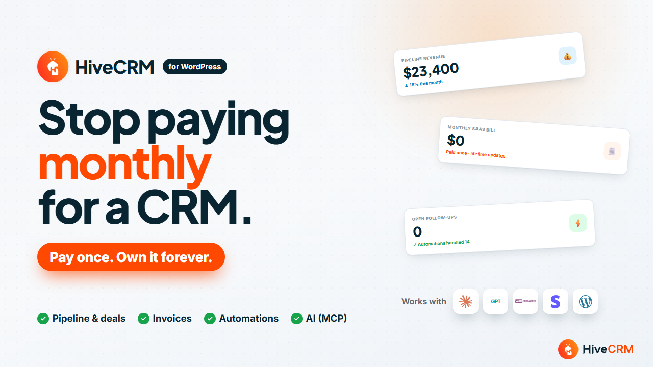 HiveCRM deal