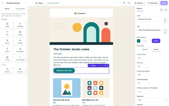 Email builder