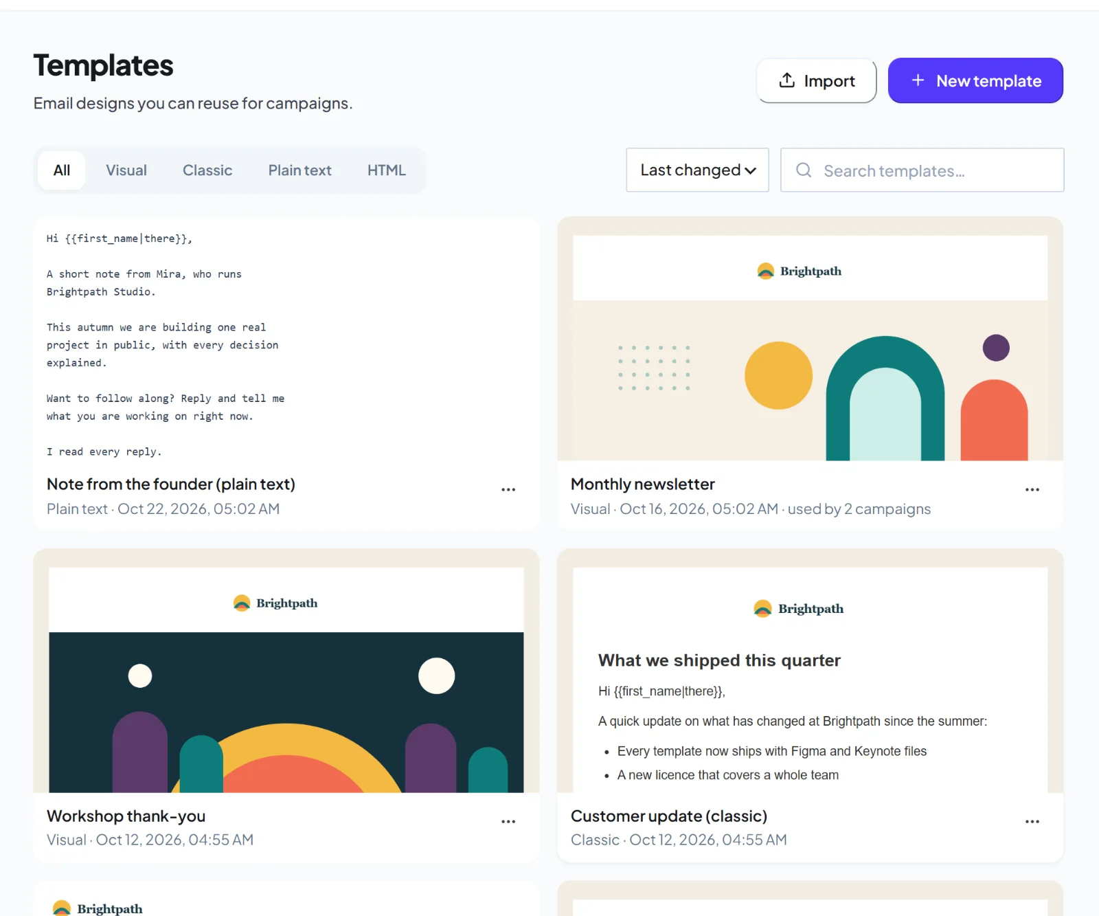 The HiveMail template library
